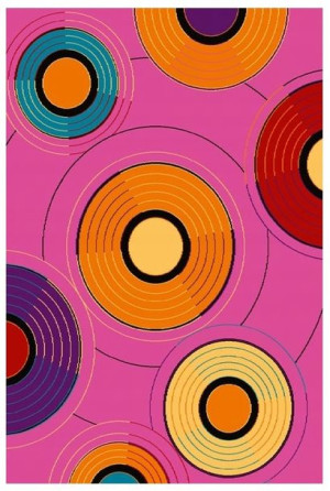 Dywan Agnella Funky Bit Pink 80X120