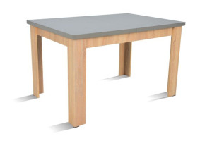 Stół Laminowany Rozkładany Sonoma / Szary 80x120/160 cm *C-2
