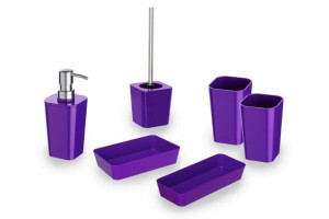 Zestaw łazienkowy WENKO - Candy purple