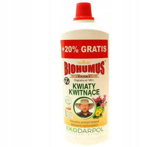 Ekodarpol Biohumus Extra Humus Kwiaty Kwitnące Nawóz Eko 1l