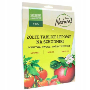 TARGET Żółte Tablice Lepowe na Szkodniki 5szt