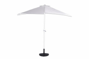 Parasol ogrodowy półokrągły terakota 2,7 m