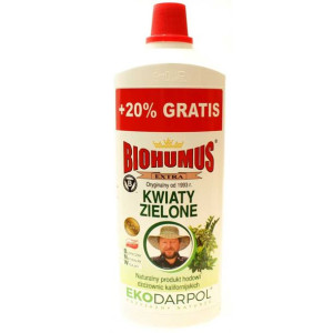 Biohumus Extra Humus Kwiaty Zielone Nawóz Eko 1l