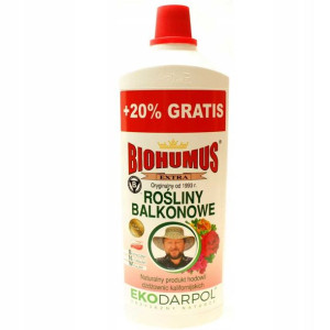 Biohumus Extra Humus Rośliny Balkonowe Nawóz 1l