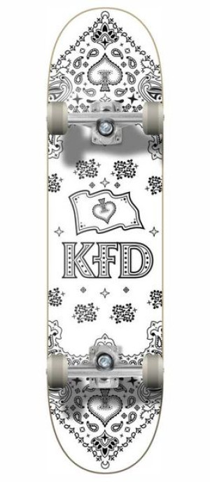 KFD Bandana Deskorolka | 8" White
