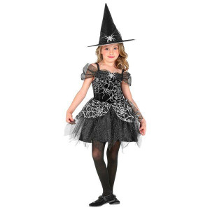 Strój Sukienka Czarownica Srebrna Halloween - 104
