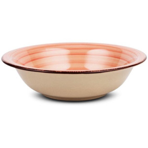 Talerz ceramiczny obiadowy głęboki na zupę TERRA COTTA 22 cm