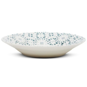 Talerz porcelanowy obiadowy głęboki na zupę MAIOLICA GREY 23 cm