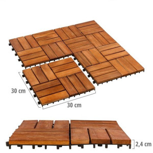 STILISTA płytki drewniane, mozaika 3, akacja, 3 m²