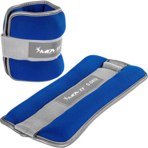 Neoprenowe ciężarki mankiety odblaskowe - 2 x 0,5 kg