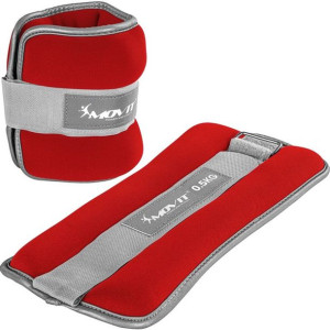 Neoprenowe ciężarki mankiety odblaskowe - 2 x 0,5 kg