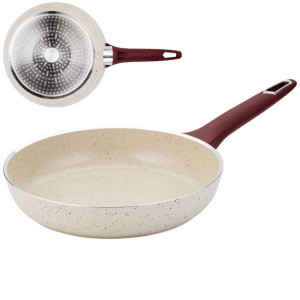 Patelnia ceramiczna granitowa  do smażenia duszenia gaz indukcja 26 cm