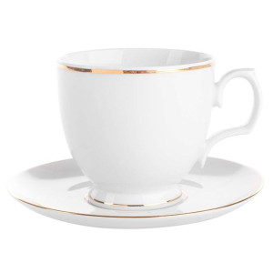 Mariapaula Klasyka Złota Linia Filiżanka Cappuccino 350ml /spodek 17cm W Op