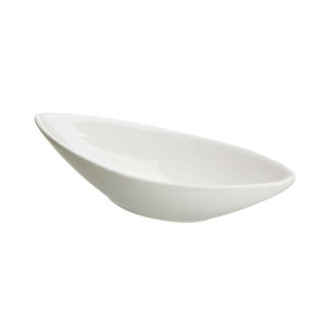 Półmisek salaterka porcelanowe Regular łódka kremowa 19 cm