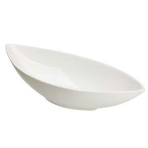 Półmisek salaterka porcelanowa Regular łódka kremowa 30 cm