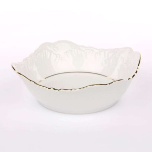 Salaterka kwadratowa porcelana Ćmielów Rococo 3604 17 cm
