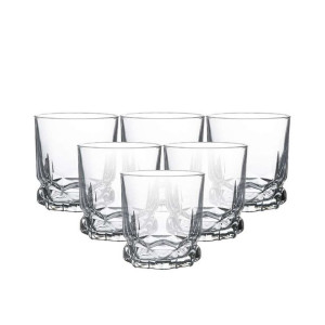Komplet 6 szt. Szklanek do wody soku whisky Ibiza 310 ml.