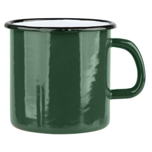 Kubek emaliowany Silesia zielony 1,25 l