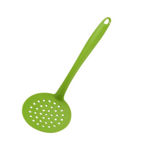 Łyżka cedzakowa nylonowa zielona 32 cm
