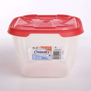 Pojemnik Kwadratowy 3l Nuvola Frigo Box Kol. Koralowy (9042416)