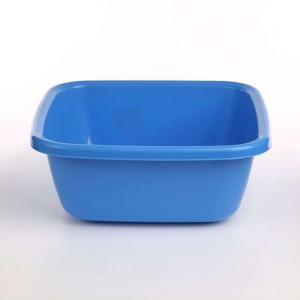 Miska / miednica kwadratowa plastikowa Tontarelli 9 l niebieska