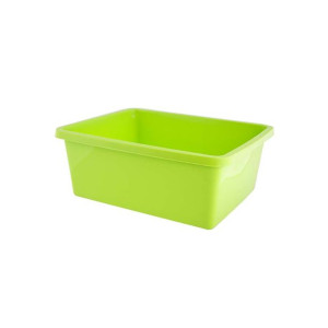Miska plastikowa prostokątna Bentom 8 l seledynowa