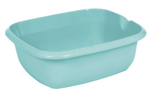 Miska plastikowa prostokątna z wylewką Keeeper 9 l blękitna