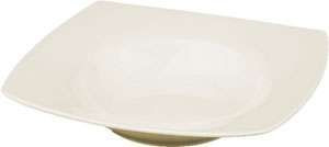 Talerz głęboki do zupy kwadratowy porcelana Karolina Hiruni 21 cm