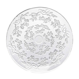 Patera na ciasto i tort szklana Flora 24,6 cm