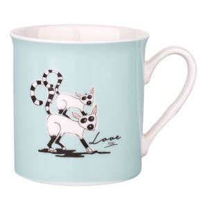 Kubek porcelanowy dla dzieci dekoracja Lemur 250 ml