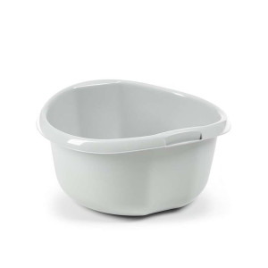 Miska na pranie / łazienkowa plastikowa okrągła Lamela 15 l szara