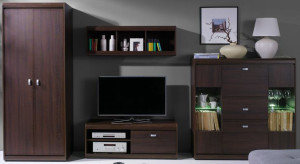 MEBLOSCIANKA rozne opcje LED RTV salon system