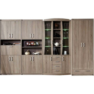 LUNA1 meble modułowe SALON RTV zestaw mebli