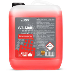 Doskonały płyn do mycia łazienek urządzeń sanitarnych fug CLINEX W3 Multi 5