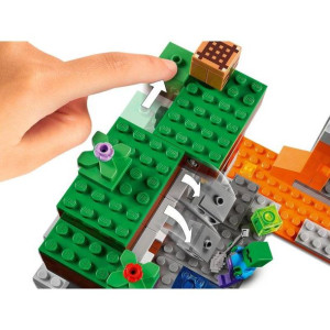 LEGO MINECRAFT 21166 Opuszczona kopalnia zestaw klocki figurki