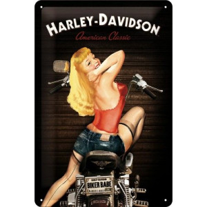 Szyld 30x20 tablica Harley Biker Babe Prezent Święta Hit
