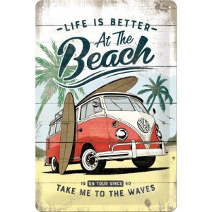 Szyld 30x20 VW Bulli - Beach Prezent Święta Hit