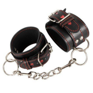 Sex Kajdanki Miłości Czarno/czerwone Sex Bdsm