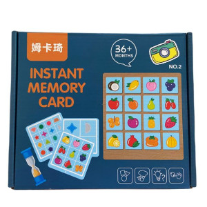 Drewniana Układanka Memory Puzzle