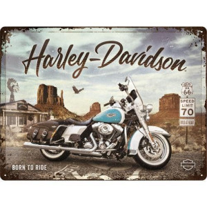 Szyld 30x40 Harley Davidson Route 66 Prezent Święta Hit