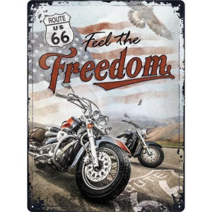 Szyld 30x40 Harley Davidson Route 66 Freedom Prezent Święta Hit