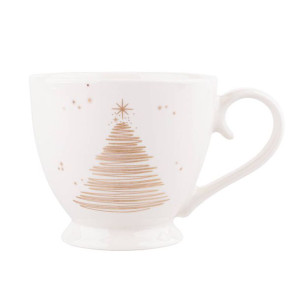 Filiżanka Golden Christmas Jumbo 350ml biała Altom