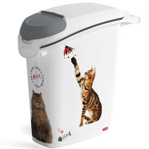 Pojemnik na karmę żwirek Curver Love Pets Cats 10kg (stary 197928)