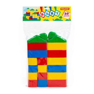 Klocki  "Maluch" 20 Elementów Kolorowe 61775