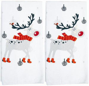 Komplet dwóch ręczników kuchennych RUDOLPHO 38x63 cm