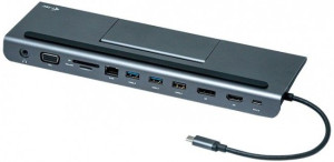 Stacja dokująca i-tec USB-C Triple zasilacz 112W