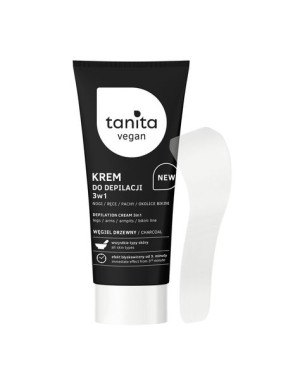 Tanita Krem do depilacji ciała z aktywnym węglem
