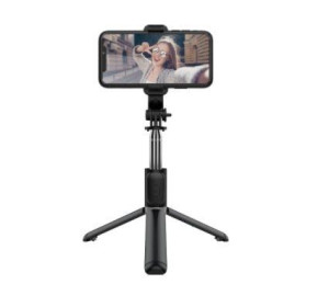 Kijek uchwyt do selfie ze statywem tripod czarny