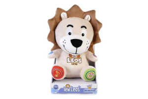 Lew Leoś pluszowy miś beżowy dźwięk E-Edu 128745 ARTYK