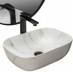 Umywalka Nablatowa Marmur Marble Mat Belinda Rea